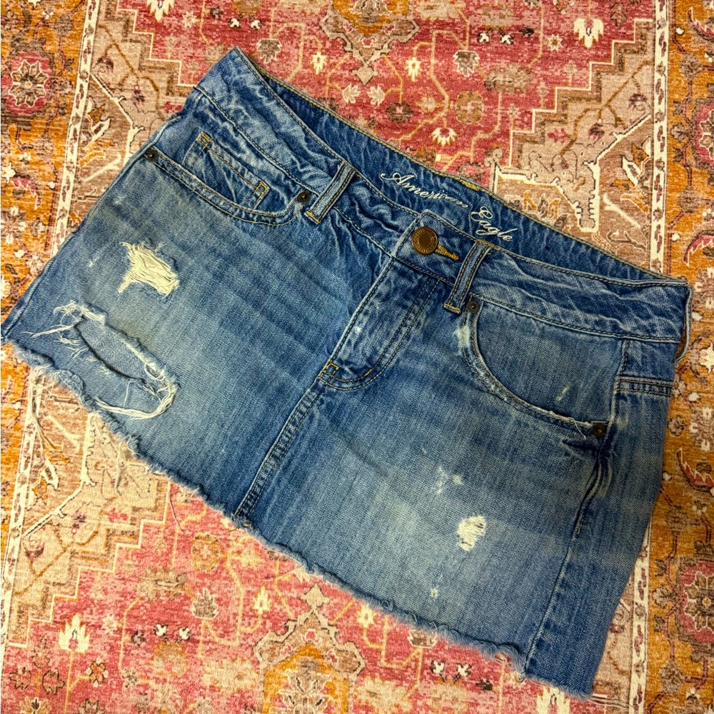 American Eagle Denim Mini Skirt